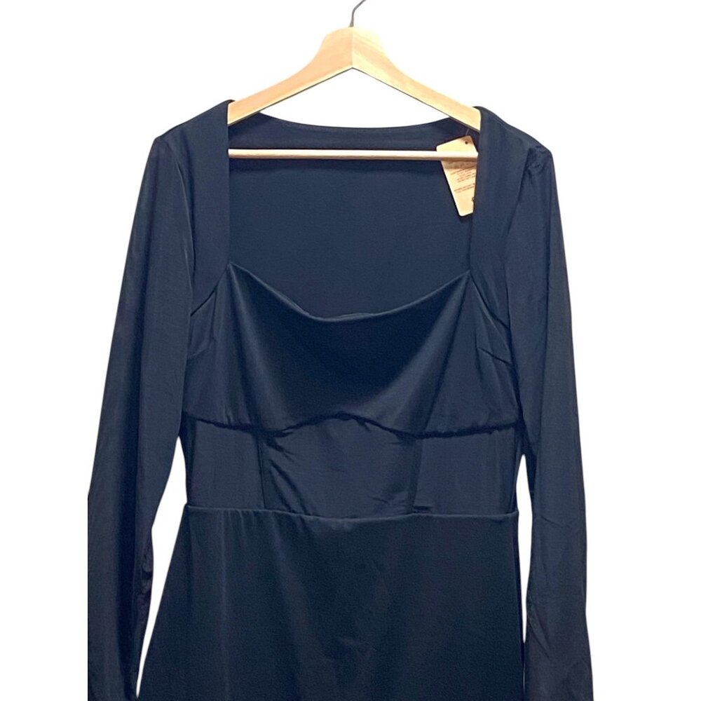 Popilush Sheer Waist Dress Black Size XXL NWT - Picture 6 of 16